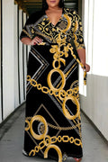 Golden Girl Long Dress - La’Shays Large & Lovely Closet