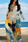 Splash Of Faith Maxi Dress - La’Shays Large & Lovely Closet