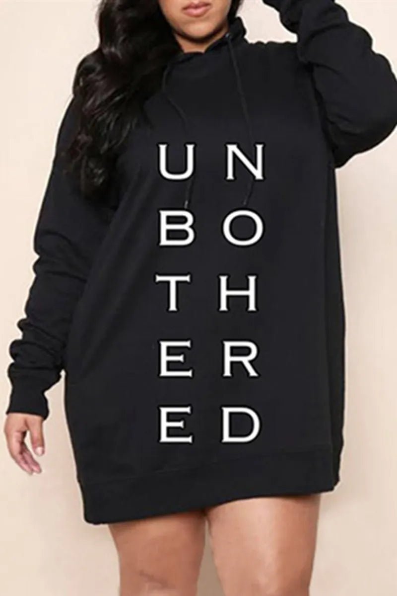 Unbothered BBW Sweater Dress - La’Shays Large & Lovely Closet